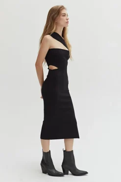 Savannah One Shoulder Knit Dress