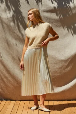 Sharpe Twofer Sweater Top Dress