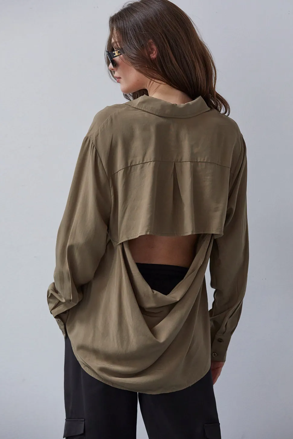 Sianna Open Back Shirt