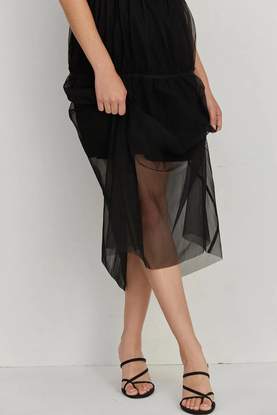 Sienne Tulle Midi Dress