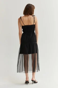 Sienne Tulle Midi Dress