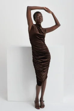 Sophie Velvet Midi Dress