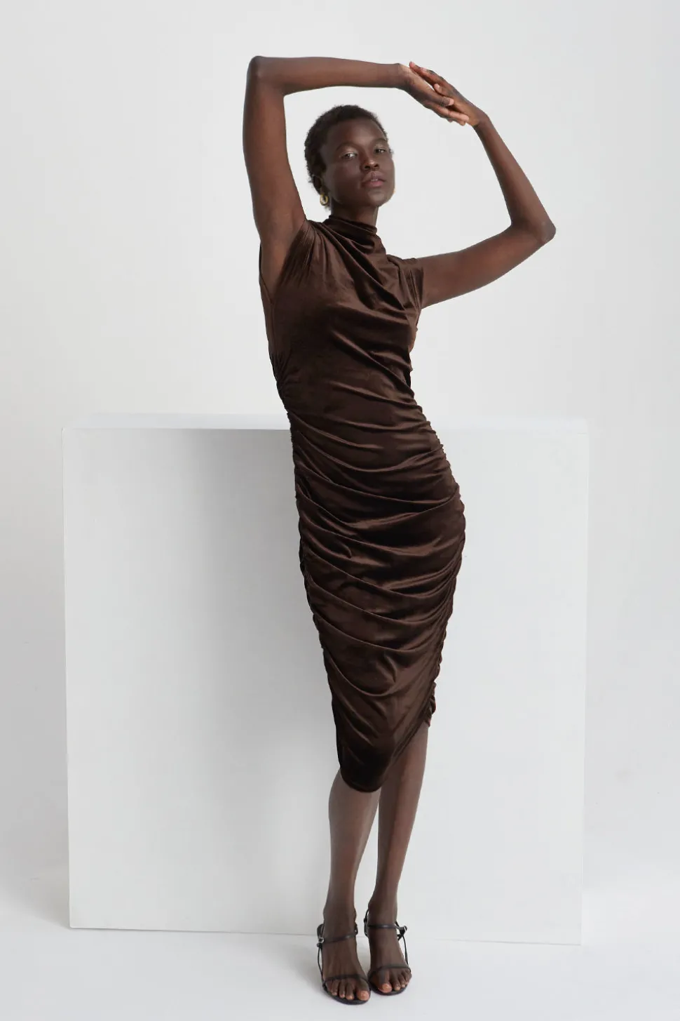 Sophie Velvet Midi Dress