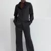 Tamara Satin Pinstripe Pants