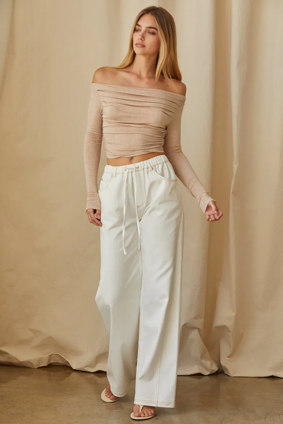 Tania Off Shoulder Knit Top