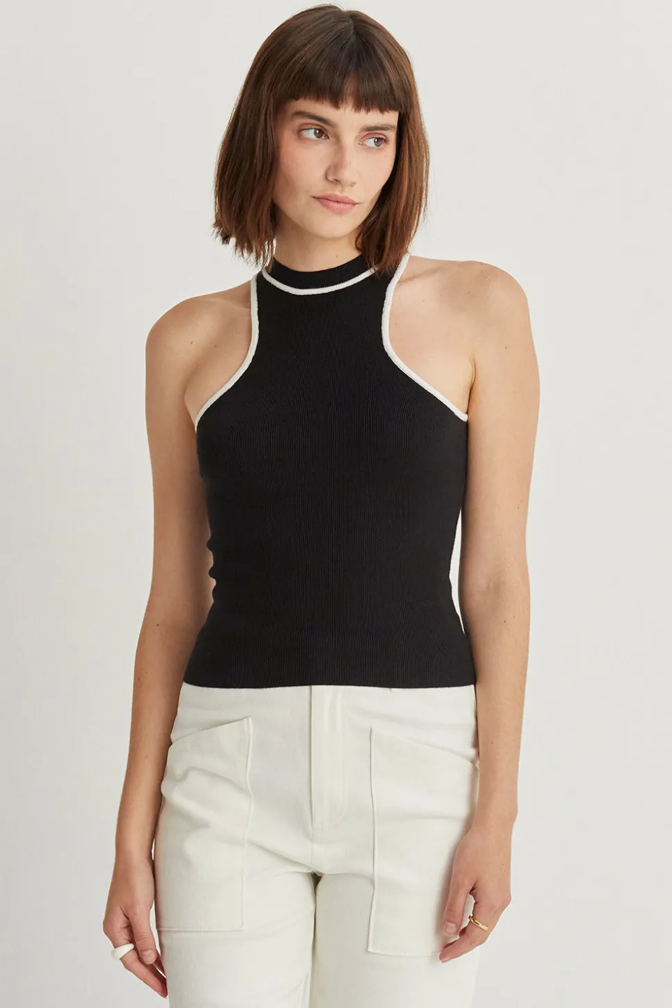Tara Racer Knit Tank