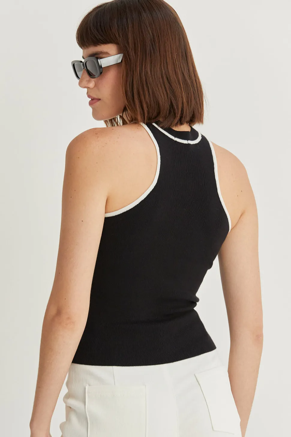 Tara Racer Knit Tank