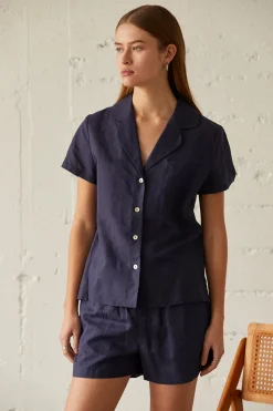 Teresa Linen-blend Set