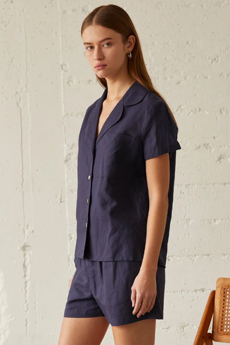 Teresa Linen-blend Set