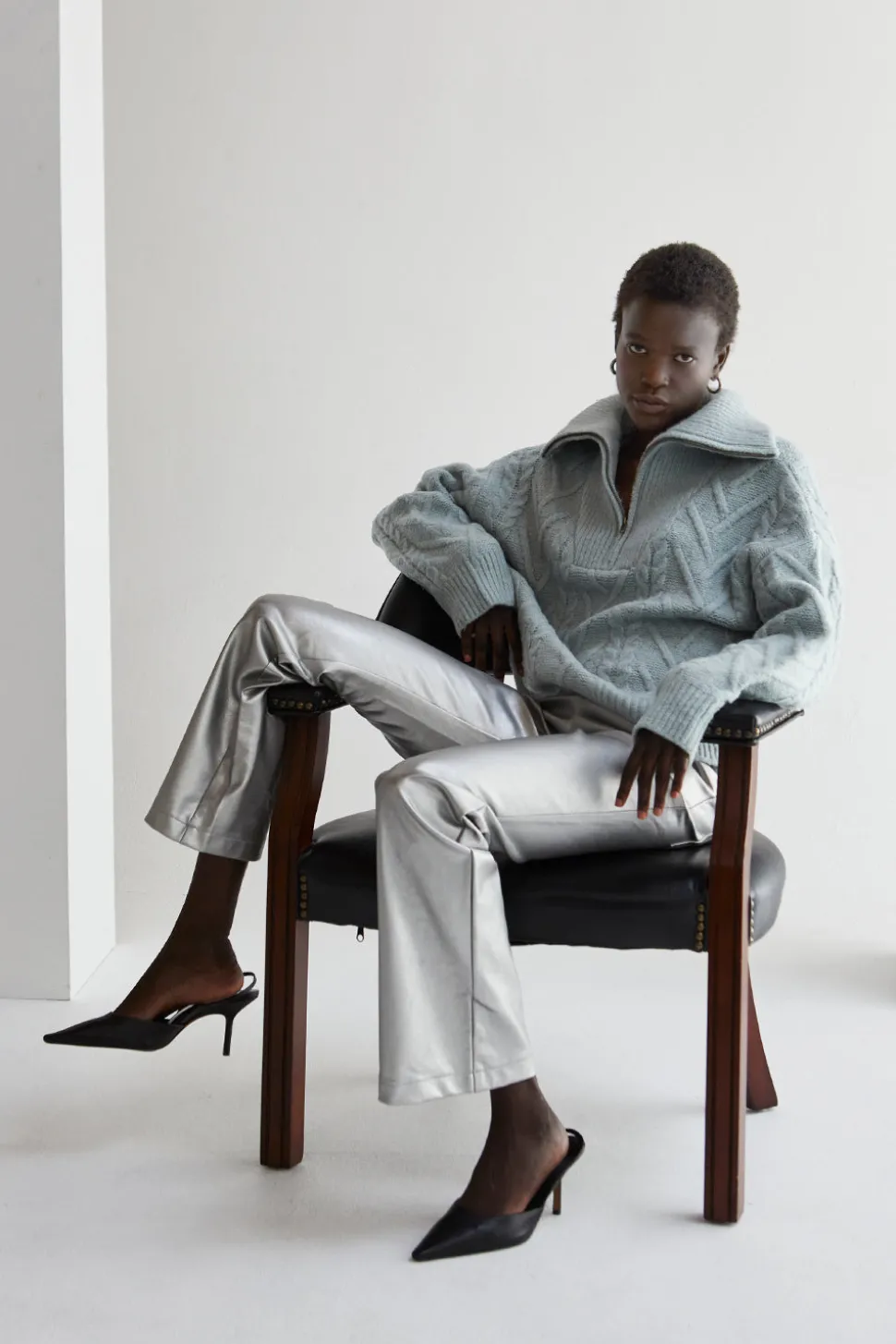 Tory Vegan Leather Pants