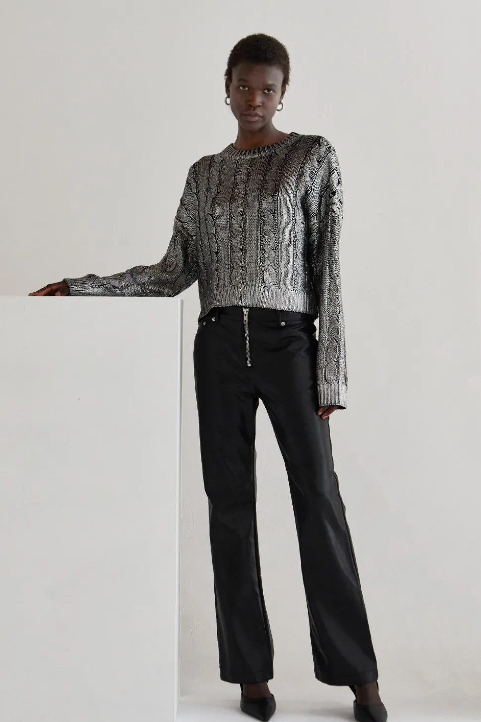 Tory Vegan Leather Pants