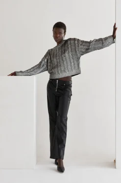 Tory Vegan Leather Pants