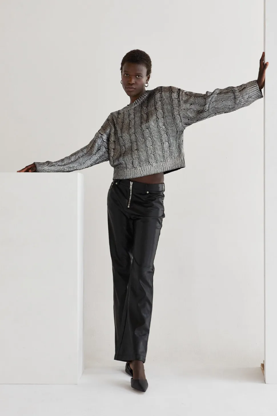 Tory Vegan Leather Pants