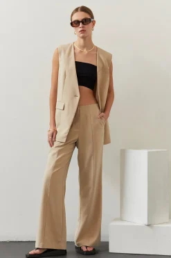 Valencia Pinstripe Trousers