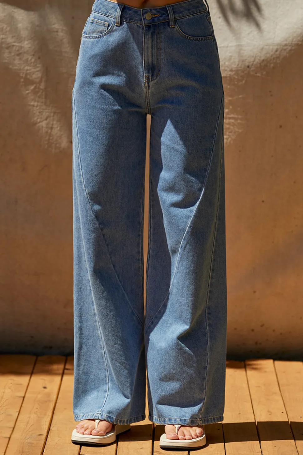 Victoria Wide Leg Denim Pants