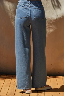 Victoria Wide Leg Denim Pants