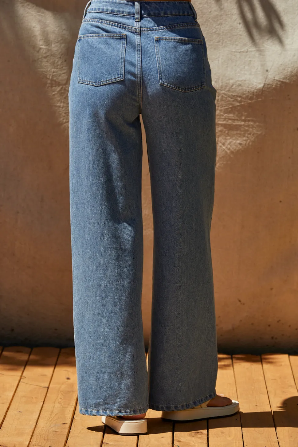 Victoria Wide Leg Denim Pants