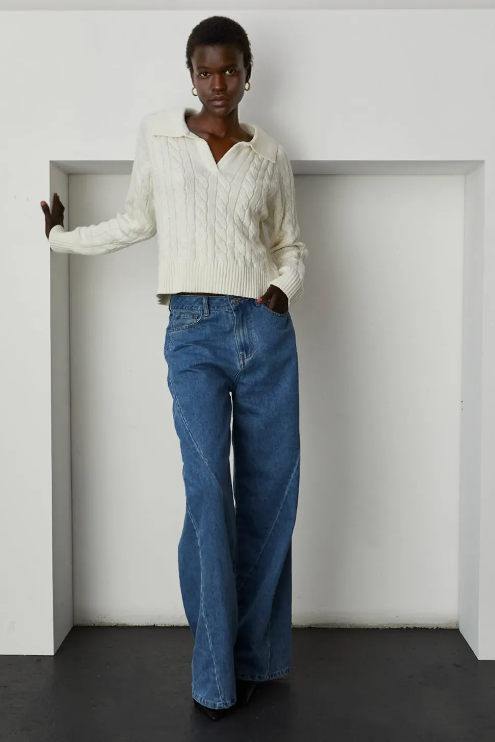 Vivian Pretzel Knit Sweater