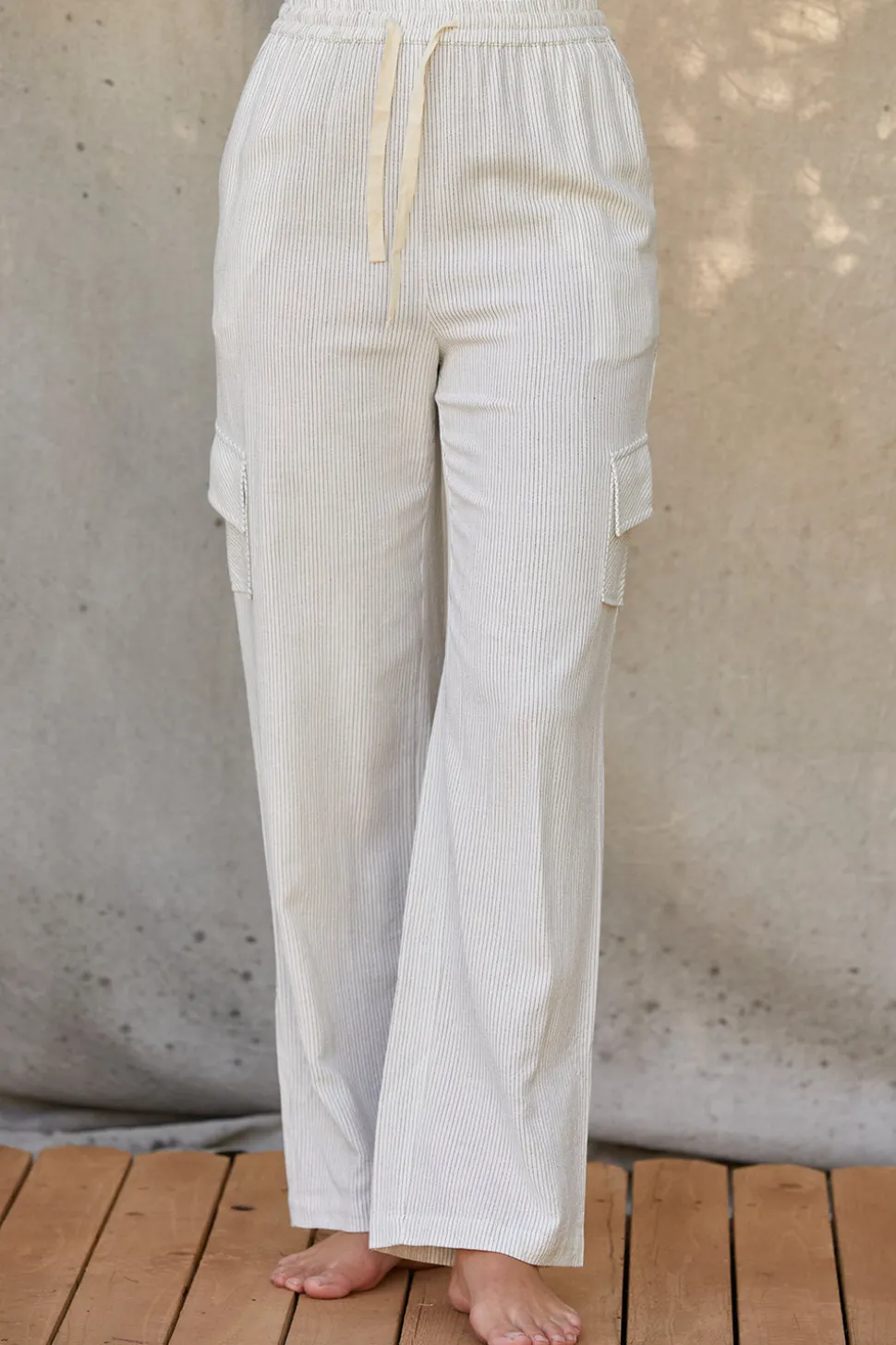 Yanni Pinstripe Pants