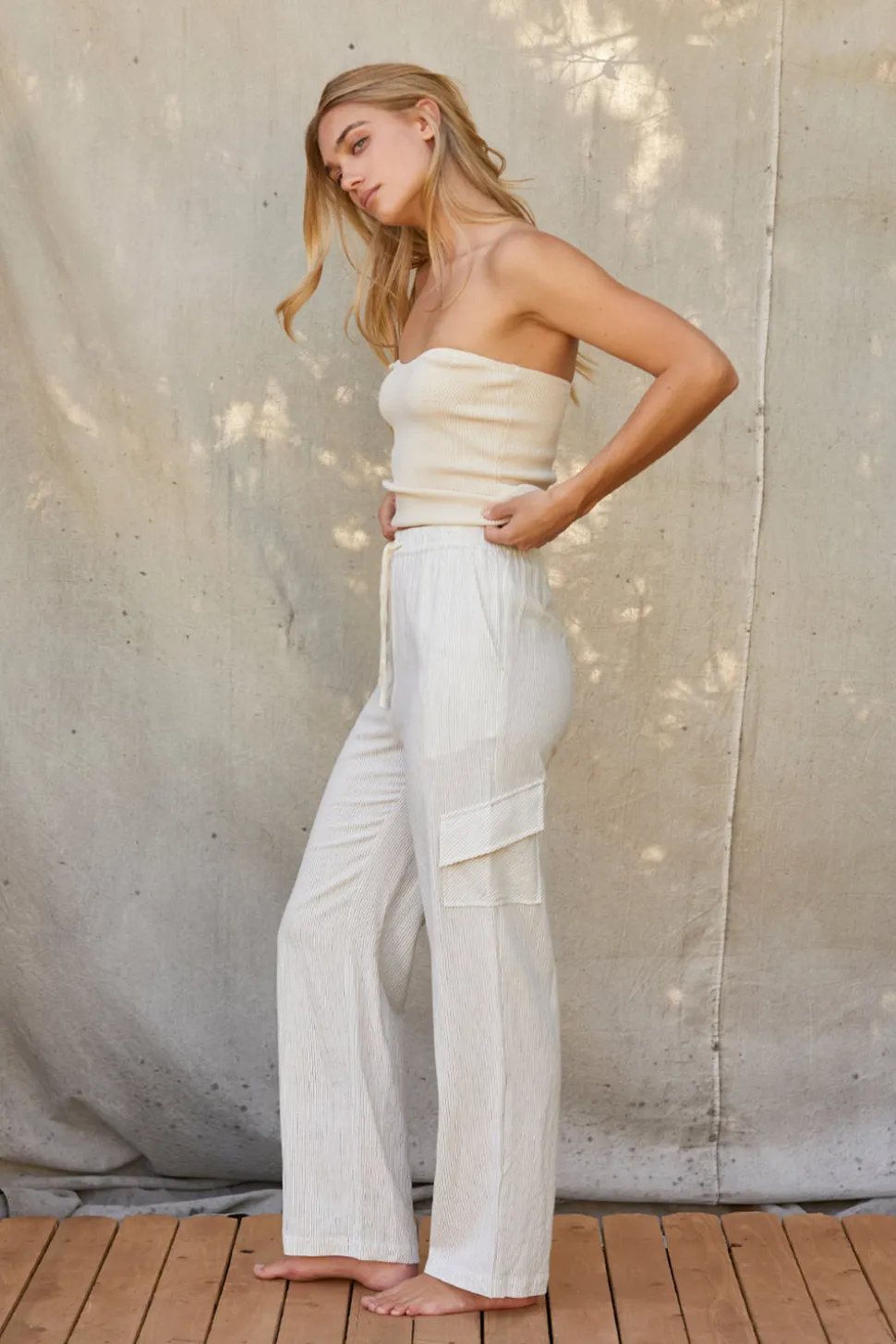 Yanni Pinstripe Pants