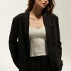 Zhuri Pinstriped Blazer