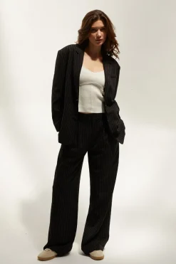 Zhuri Pinstriped Blazer