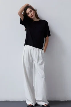 Zhuri Pinstriped Trousers