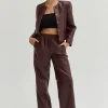 Zhuri Vegan Leather Pants