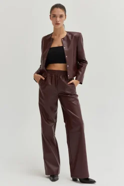 Zhuri Vegan Leather Pants
