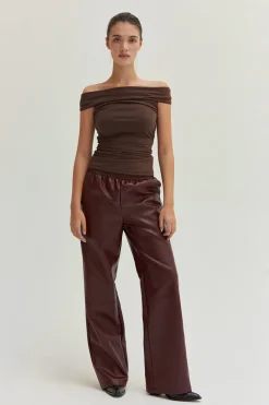 Zhuri Vegan Leather Pants
