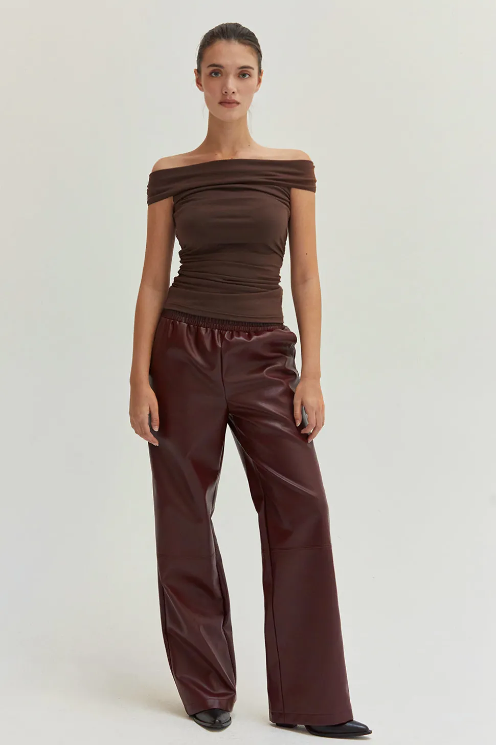 Zhuri Vegan Leather Pants