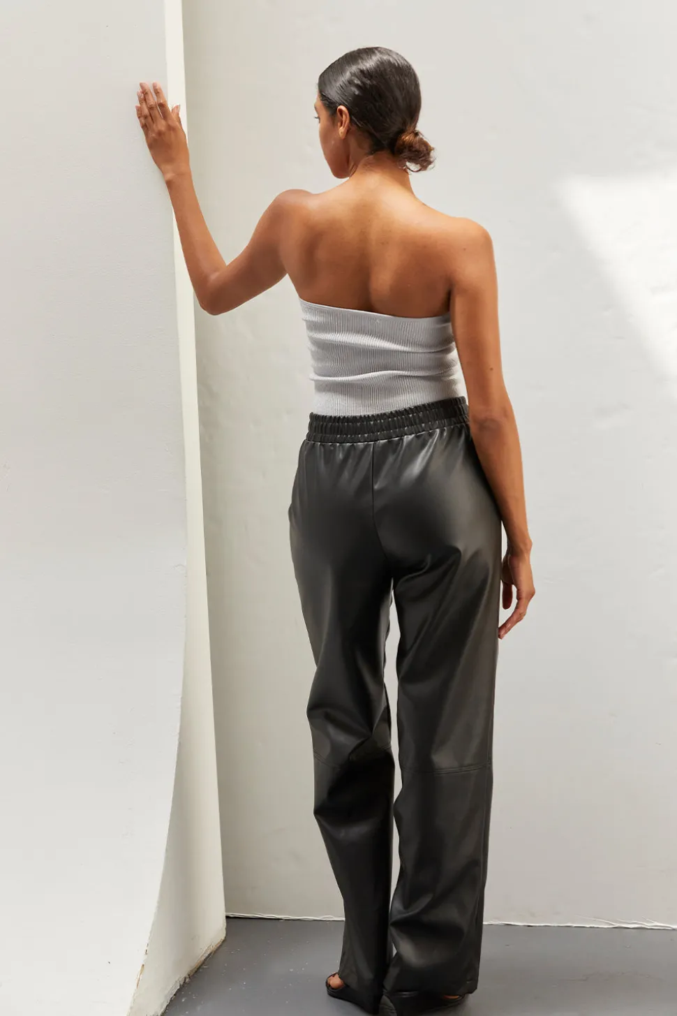 Zhuri Vegan Leather Pants